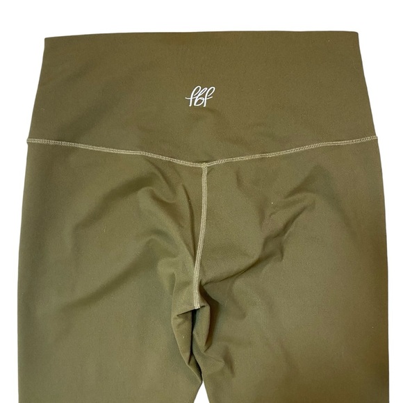 FBF Body Leggings 2X Plus Size High Waisted Olive Green Curvy Friendly - Picture 3 of 10